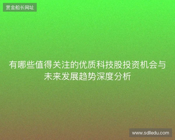 有哪些值得关注的优质科技股投资机会与未来发展趋势深度分析 有哪些值得关注的优质科技股投资机会与未来发展趋势深度分析